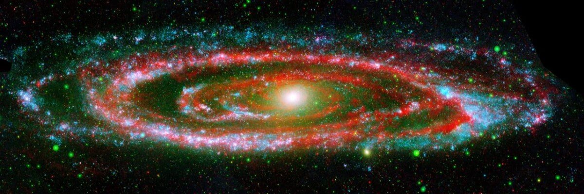 Increíble galaxia de Andrómeda
